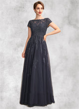 Load image into Gallery viewer, Hillary A-Line Scoop Neck Floor-Length Tulle Lace Mother of the Bride Dress With Beading XXB126P0015029