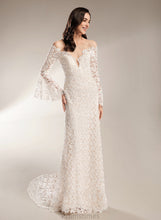 Load image into Gallery viewer, Summer Illusion Train Dress Lace Wedding Court Trumpet/Mermaid Wedding Dresses