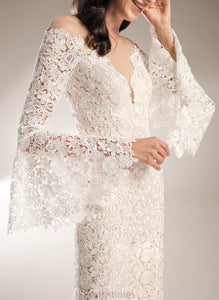 Summer Illusion Train Dress Lace Wedding Court Trumpet/Mermaid Wedding Dresses