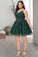 Finley A-line V-Neck Short/Mini Tulle Homecoming Dress XXBP0020546