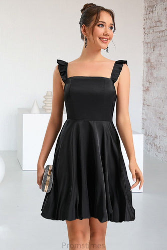 Tiffany A-line Square Short/Mini Satin Homecoming Dress XXBP0020484