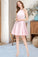 Greta A-line Scoop Short/Mini Satin Homecoming Dress XXBP0020590