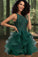 Marian Ball-Gown/Princess Scoop Short/Mini Lace Tulle Homecoming Dress With Sequins XXBP0020537