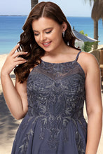 Load image into Gallery viewer, Penelope A-line Scoop Knee-Length Chiffon Homecoming Dress With Appliques Lace XXBP0020551