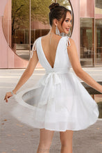 Load image into Gallery viewer, Tatum A-line V-Neck Short/Mini Chiffon Homecoming Dress XXBP0020475