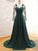 Renata A-Line/Princess Chiffon Applique Sweetheart Long Sleeves Sweep/Brush Train Mother of the Bride Dresses XXBP0020438