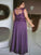 Nora A-Line/Princess Chiffon Applique Scoop Sleeveless Floor-Length Mother of the Bride Dresses XXBP0020444