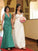 Angel Sheath/Column Lace V-neck Sleeveless Floor-Length Mother of the Bride Dresses XXBP0020447