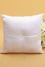 Load image into Gallery viewer, Mini Ring Pillow Satin With Rhinestones