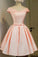 2022 Off The Shoulder A Line Homecoming Dresses Satin With Sash