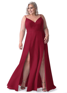 Nylah Sleeveless Off The Shoulder Straps Floor Length Natural Waist Bridesmaid Dresses