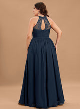Load image into Gallery viewer, Lace Scoop Straps&amp;Sleeves Illusion Fabric A-Line Silhouette Floor-Length Neckline Length Lorelai Sleeveless Bridesmaid Dresses