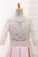 2022 Scoop Mid-Length Sleeve Satin A Line Flower Girl Dresses With Applique Floor-Length