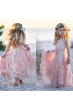 Load image into Gallery viewer, Lovely Flower Girl Dresses Ball Gown Straps Tulle