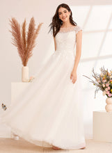Load image into Gallery viewer, Ball-Gown/Princess Adrienne Lace Illusion Wedding Dresses Dress Floor-Length Wedding Tulle
