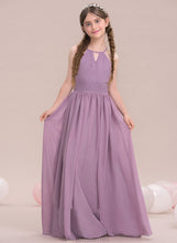 Load image into Gallery viewer, Danica A-LineScoopNeckFloor-LengthChiffonJuniorBridesmaidDressWithRuffle#119580 Junior Bridesmaid Dresses