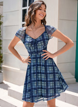 Load image into Gallery viewer, V-neck Homecoming Short/Mini Dress Homecoming Dresses Willa A-Line