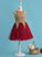 Scoop Lace A-Line Dress Flower Girl Dresses Flower With Neck - Knee-length Tulle Sleeveless Girl Anna