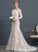 Train Wedding Court Bow(s) Wedding Dresses Scoop Dress Lace Sequins Neck With Beading Trumpet/Mermaid Adison Tulle