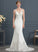 Dress Crepe V-neck Lace Wedding Trumpet/Mermaid Wedding Dresses Court Stretch Sanaa Train