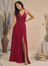 Load image into Gallery viewer, Cameron Natural Waist A-Line/Princess Floor Length Sleeveless One Shoulder Bridesmaid Dresses