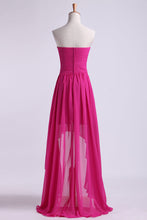 Load image into Gallery viewer, 2024 Asymmetrical Prom Dresses Sweetheart Chiffon