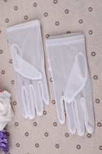 Load image into Gallery viewer, 2022 Tulle Wrist Length Bridal Gloves #ST1006