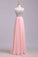 2024 Prom Dresses A-Line Sweetheart Chiffon Floor Length With Beading/Sequins