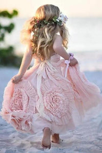 Lovely Flower Girl Dresses Ball Gown Straps Tulle