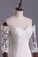 2022 Hot Mermaid Wedding Dresses 3/4 Length Sleeves Court Train With Applique New
