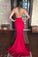2022 Hot High Neck Prom Dresses Mermaid With Applique Spandex Zipper Up