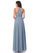 Alani V-Neck Natural Waist Floor Length A-Line/Princess Sleeveless Bridesmaid Dresses