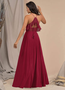 Cameron Natural Waist A-Line/Princess Floor Length Sleeveless One Shoulder Bridesmaid Dresses