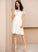 Prom Dresses Myla Lace Knee-Length A-Line V-neck Chiffon