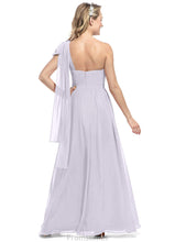 Load image into Gallery viewer, Jennifer Floor Length Halter Sleeveless A-Line/Princess Natural Waist Bridesmaid Dresses
