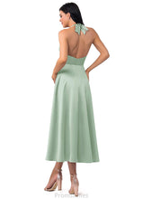 Load image into Gallery viewer, Victoria Sleeveless Natural Waist A-Line/Princess Floor Length Scoop Bridesmaid Dresses