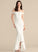 Trumpet/Mermaid Wedding Off-the-Shoulder Asymmetrical Ruffles Leilani Cascading Dress Wedding Dresses With
