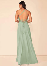 Load image into Gallery viewer, Emmy Floor Length Sleeveless V-Neck Natural Waist A-Line/Princess Bridesmaid Dresses