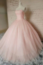 Load image into Gallery viewer, 2024 Tulle Sweetheart Ball Gown Quinceanera Dresses Beaded Bodice