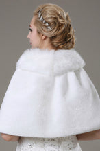 Load image into Gallery viewer, Lovely Faux Fur Wedding Wrap