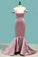 2022 Bridesmaid Dresses Mermaid Off The Shoulder Satin With Sash