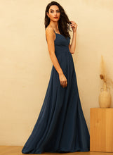 Load image into Gallery viewer, V-neck Pleated Prom Dresses Floor-Length Chiffon With A-Line Rita