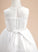 Neck - Jayden Tea-length Girl Dress Sleeveless Beading Scoop Tulle A-Line Flower With Flower Girl Dresses