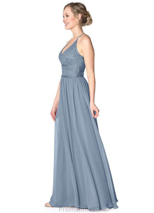 Melissa Natural Waist Floor Length One Shoulder Sleeveless Bridesmaid Dresses