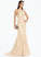 Tulle Scoop Prom Dresses Sequins Lace Trumpet/Mermaid Train Sweep Stephanie With