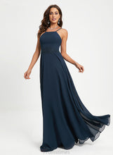 Load image into Gallery viewer, Chiffon Lace Floor-Length Prom Dresses A-Line Halter Cloe