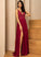 A-Line With Lace Floor-Length Sequins V-neck Chiffon Khloe Prom Dresses