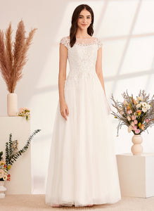 Ball-Gown/Princess Adrienne Lace Illusion Wedding Dresses Dress Floor-Length Wedding Tulle