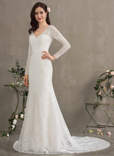 Load image into Gallery viewer, Maria Trumpet/Mermaid Dress Court V-neck Lace Train Wedding Wedding Dresses
