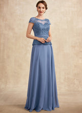 Load image into Gallery viewer, Mother Emilie Dress Mother of the Bride Dresses Chiffon Lace of Floor-Length Scoop A-Line the Neck Bride